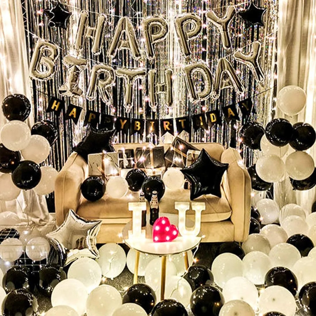 Simple and Elegant 21st Birthday Party Theme