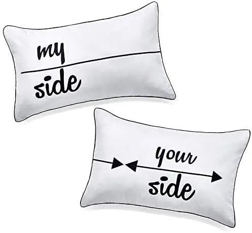 His and Hers Pillowcases