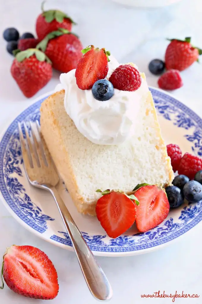 Angel Food Cake Recipe from The Busy Baker