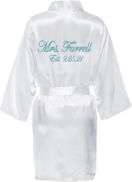 Personalized Bridal Robe