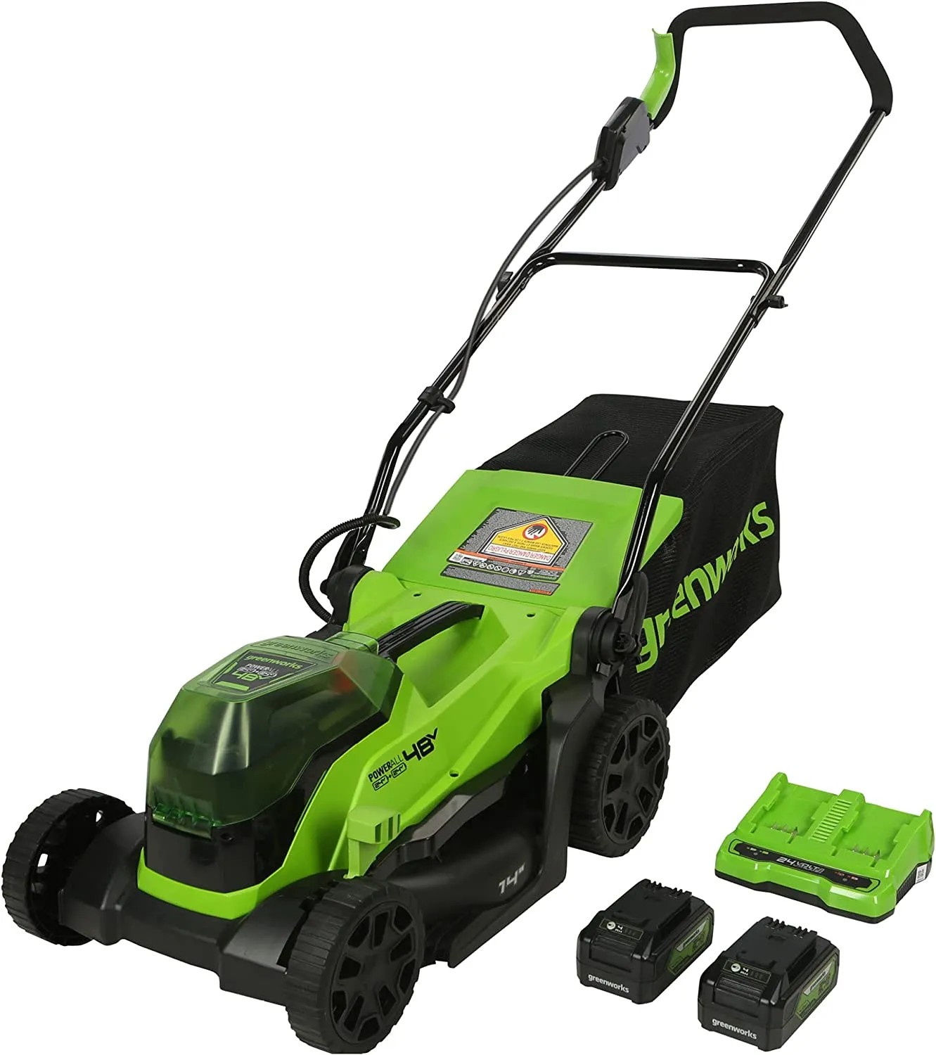 Greenworks 14″ Brushless Cordless Lawn Mower