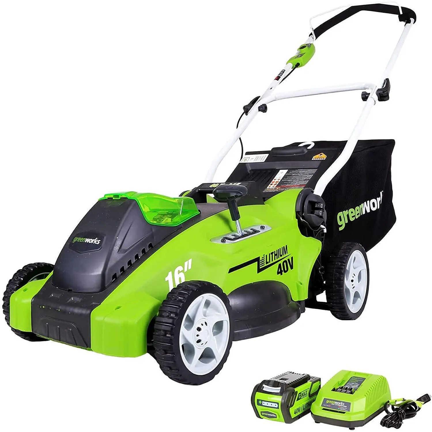 Greenworks 16” Cordless Electric Lawn Mower