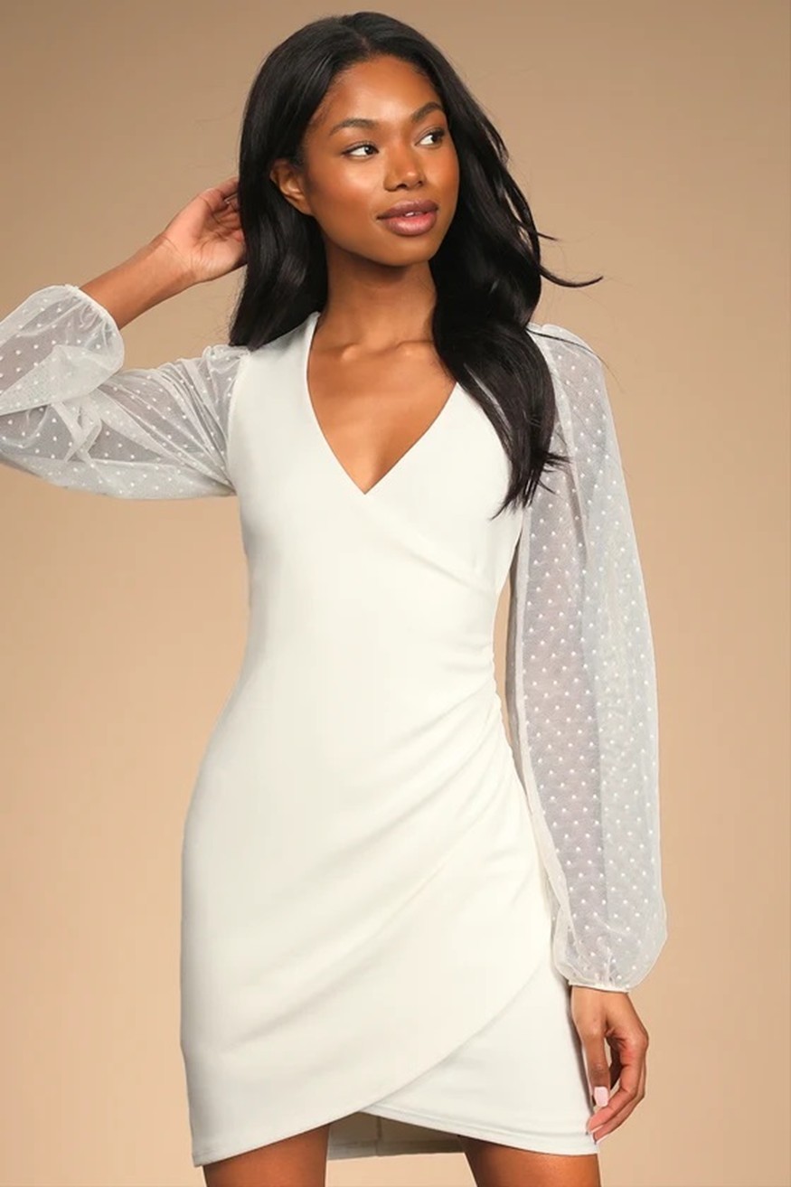 Lulus Love That Lasts Forever Bodycon Mini Dress