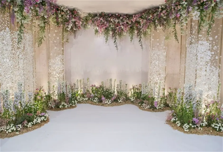 Floral Bridal Shower Backdrop