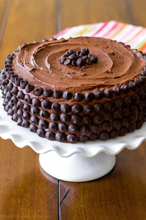 Triple Chocolate Cake from Sally’s Baking Addiction