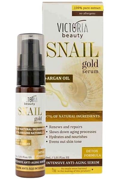 Victoria Beauty Snail Gold with Snail Extract and Moroccan Argan Oil