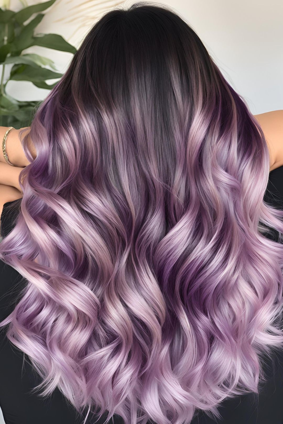 Lilac to Violet Balayage