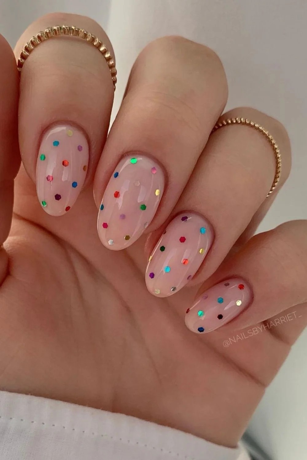 Foil Polka Dot Elegance