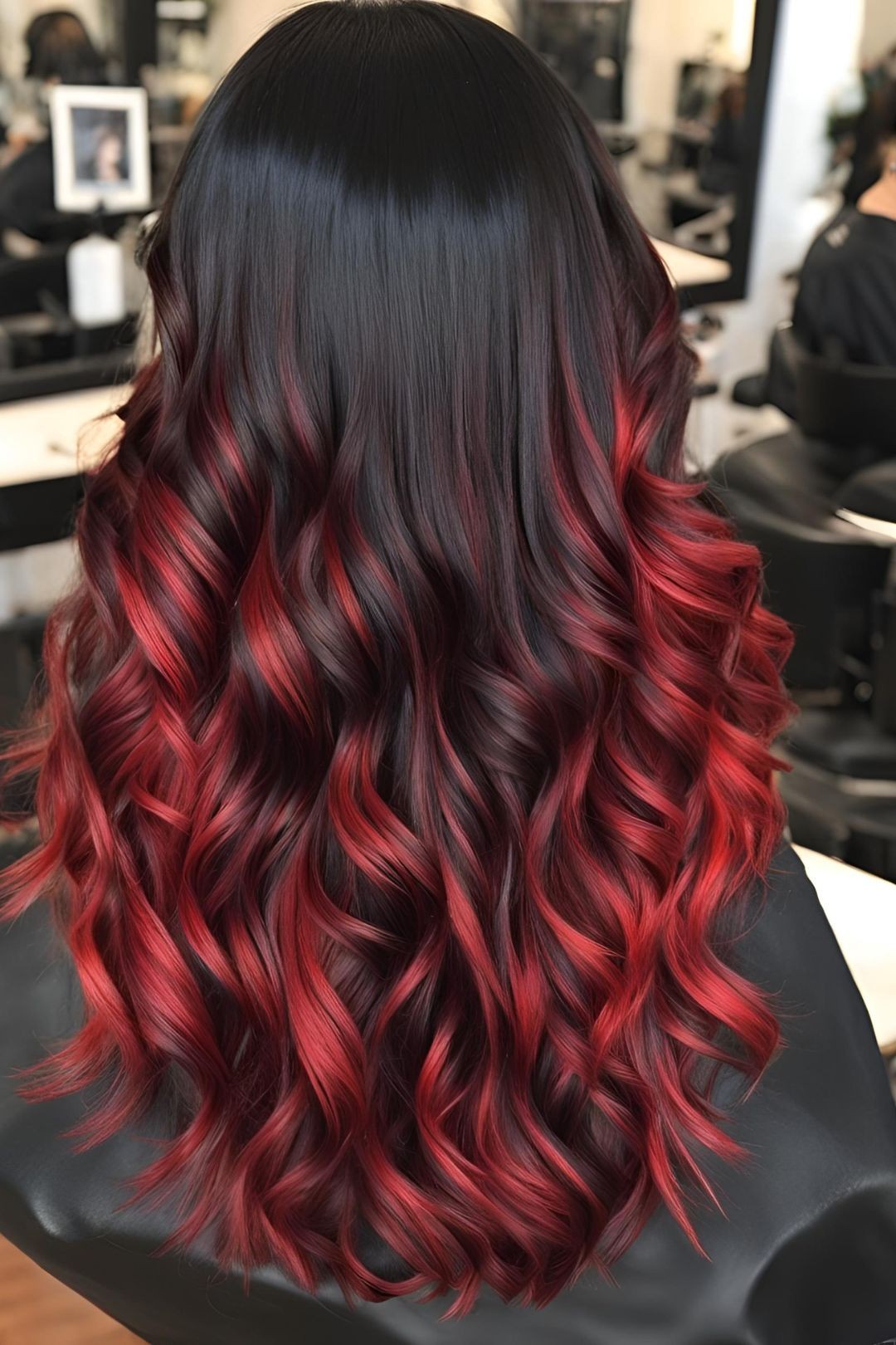 Black and Red Hair