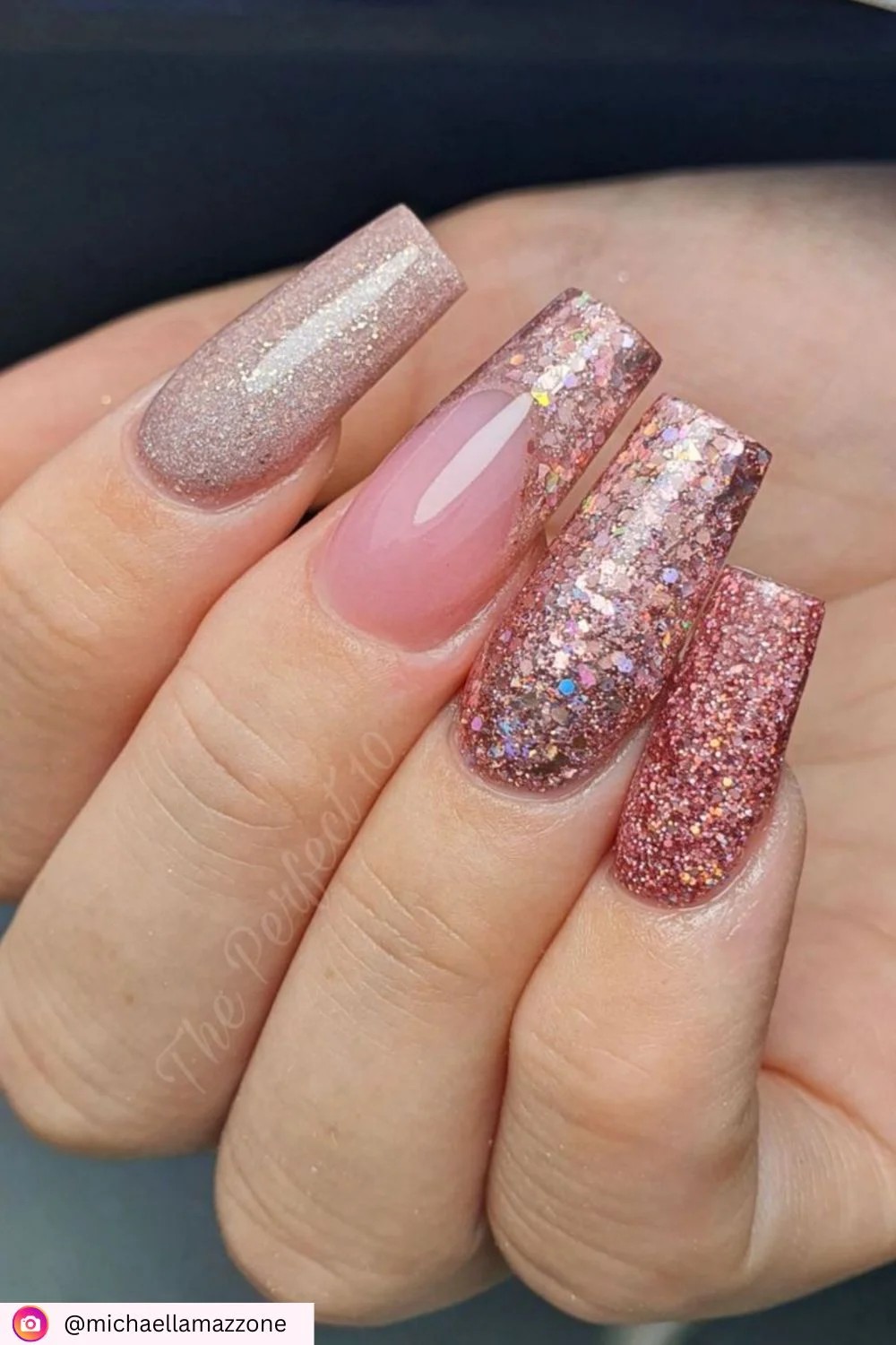 Rose Gold Sparkle Fusion