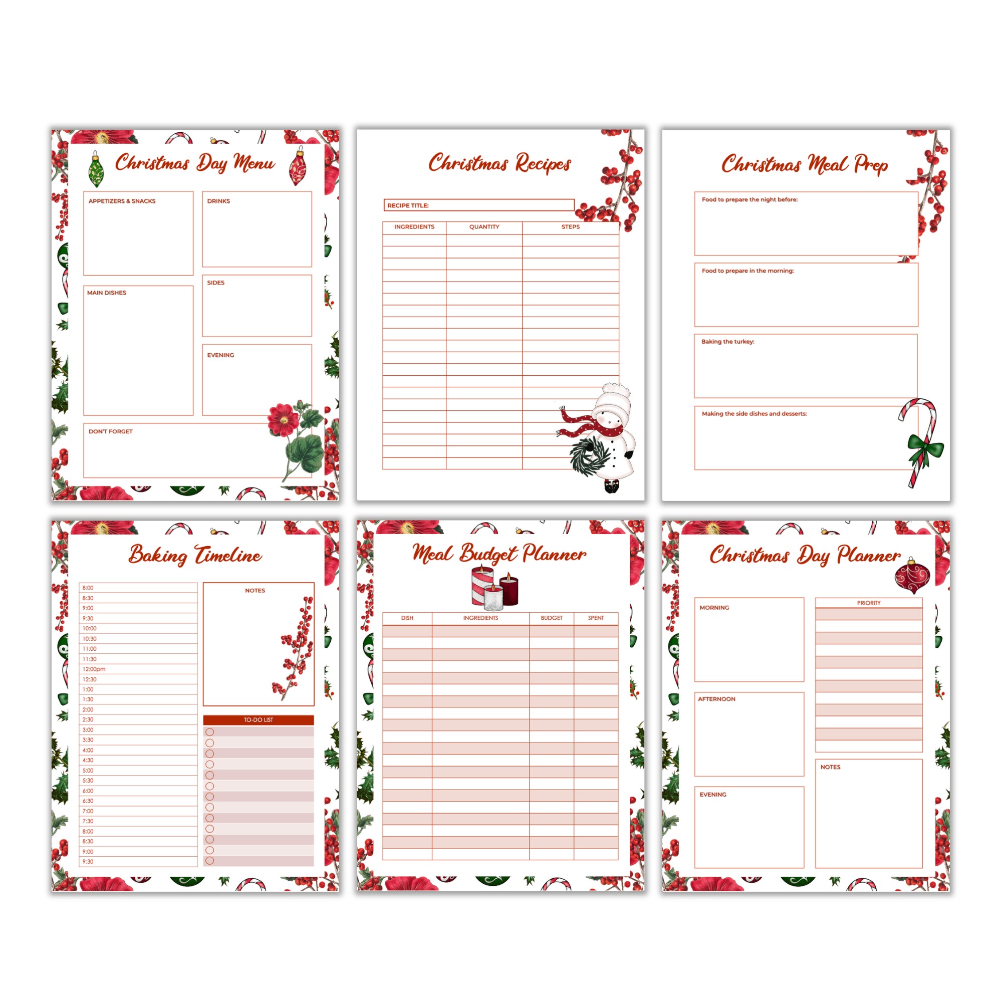 What Do I Get in my Christmas Planner?