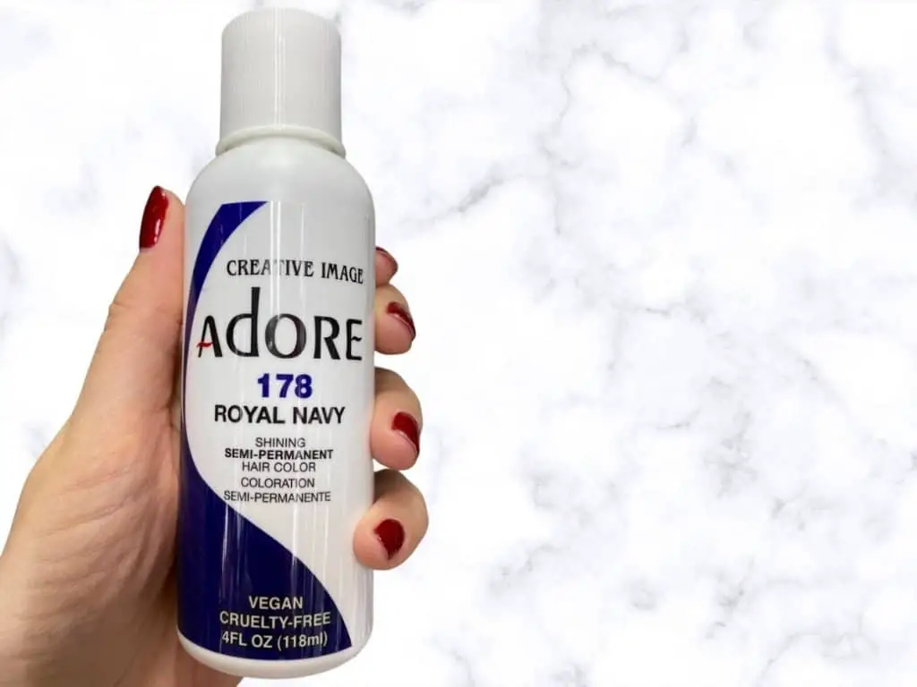 Adore Shining Semi Permanent Hair Colour 178 Royal Navy