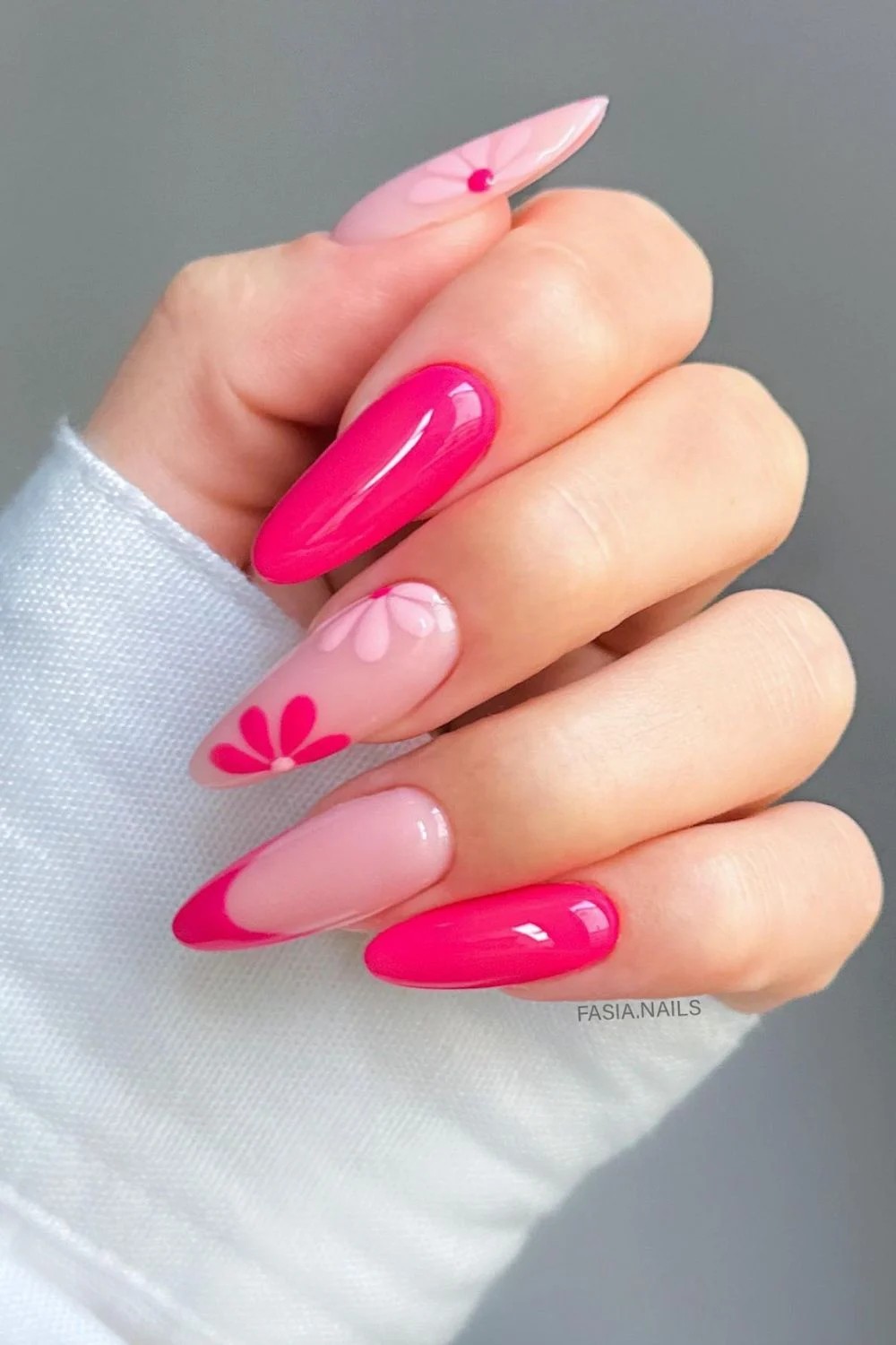 Neon Pink Floral Pop