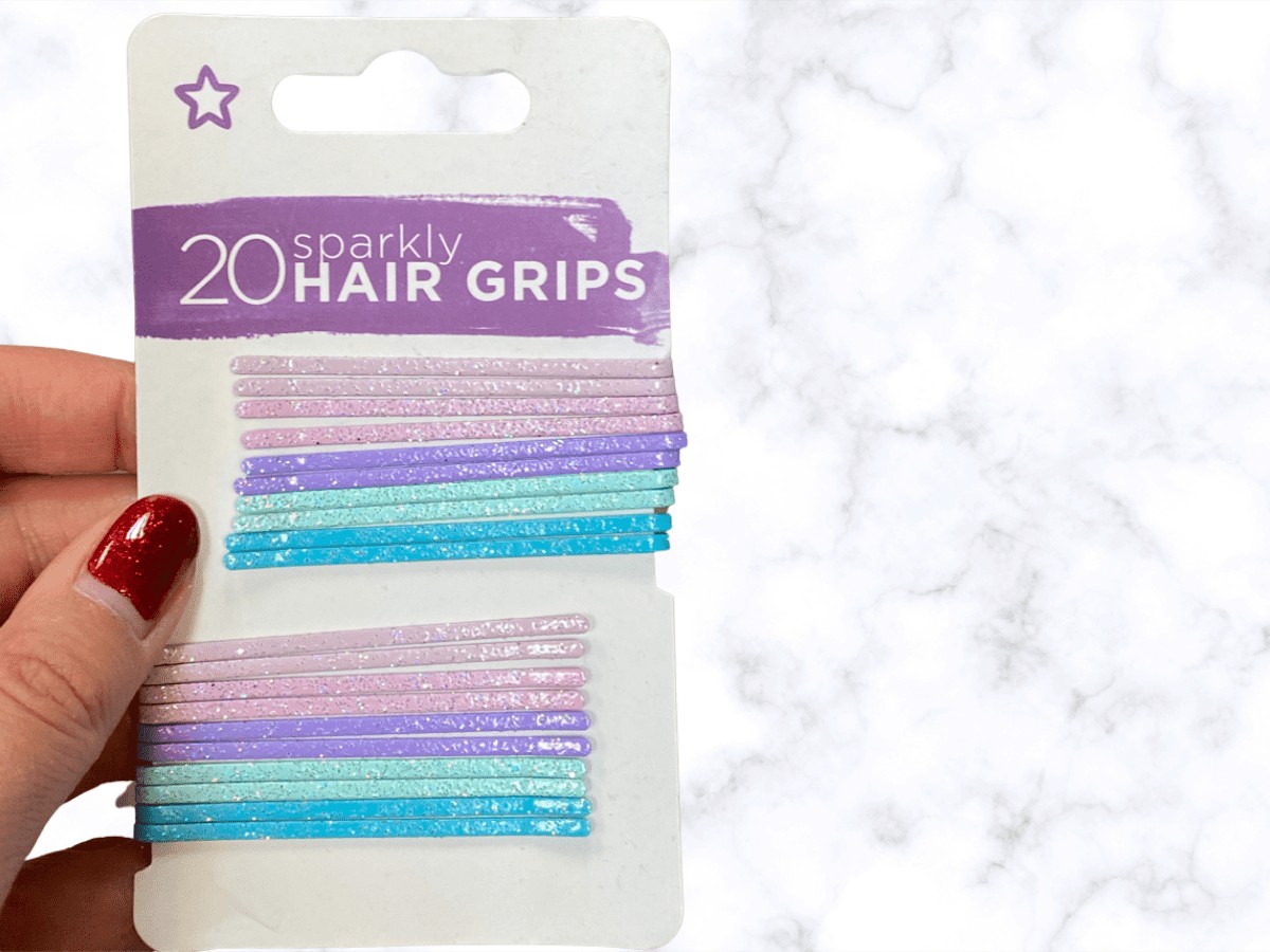 Sparkly or Metallic Hair Grips