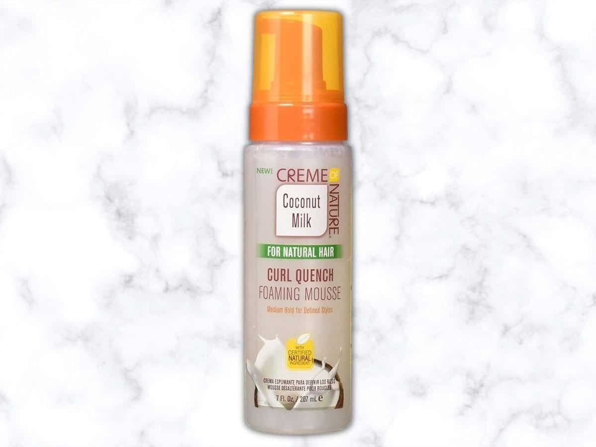 Creme Of Nature Coconut Milk Curl Quench Foaming Mousse