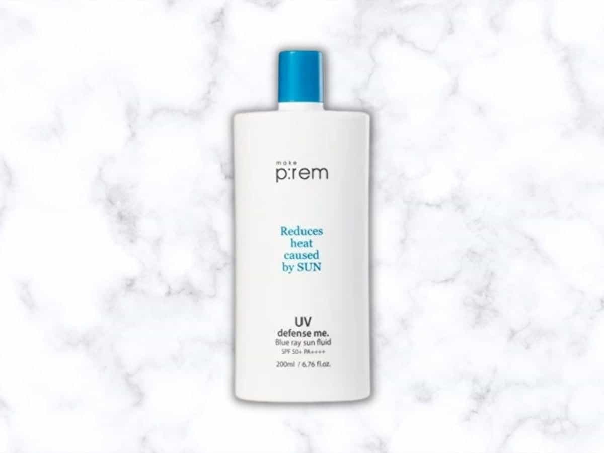 Make P:rem UV Defense Me Blue Ray Sun Fluid SPF50+ PA++++