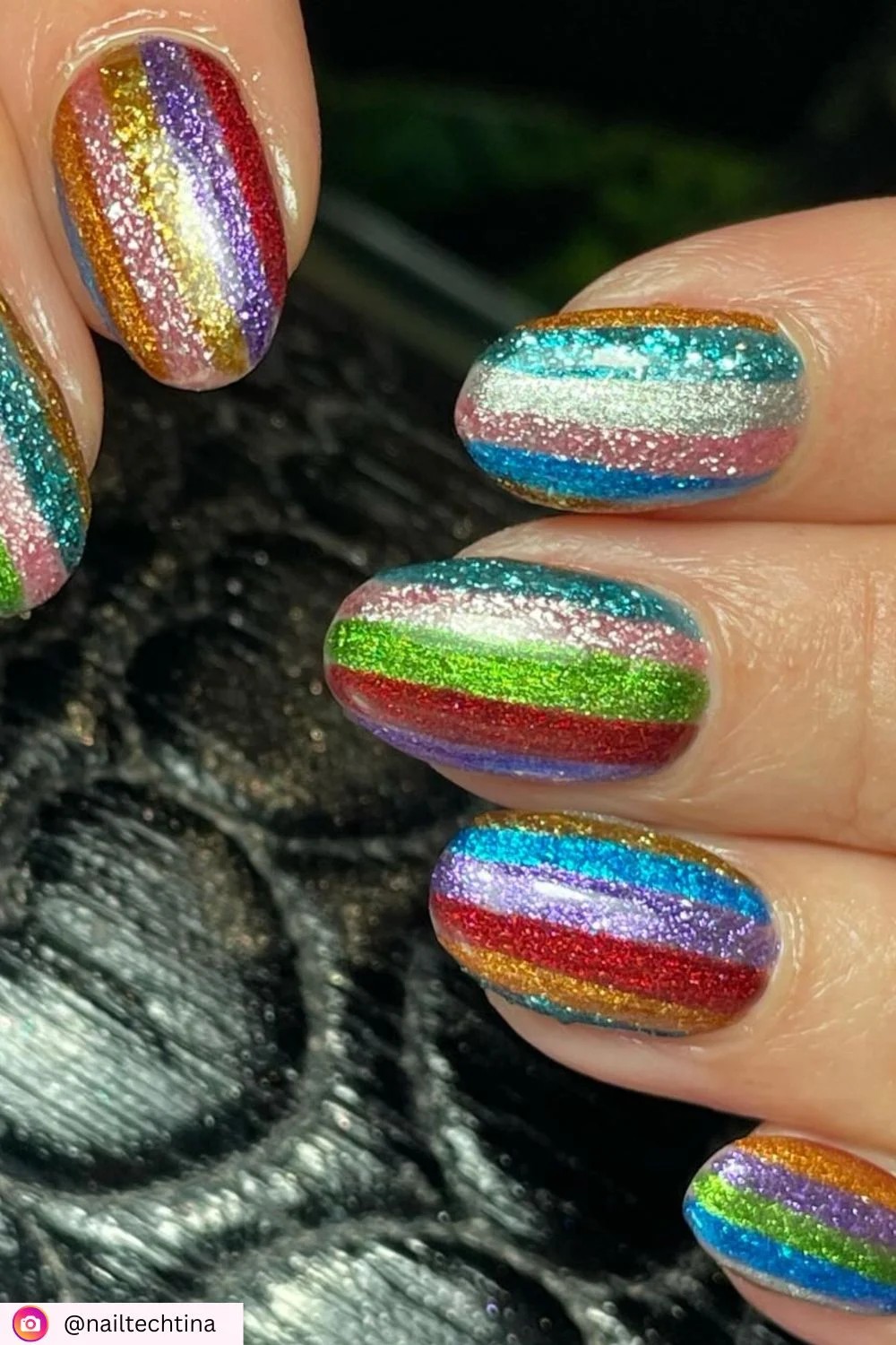 Vibrant Rainbow Sparkle