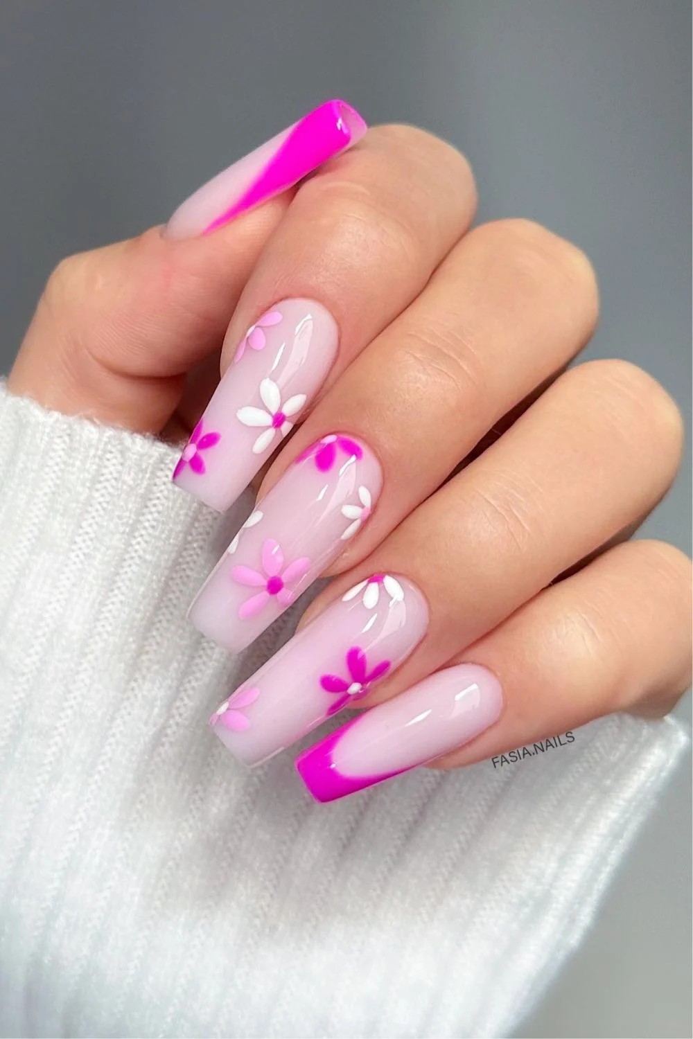 Pink and Purple Floral Accents