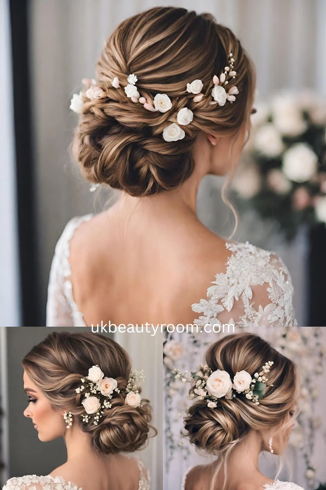 Long Strands and Floral Touch