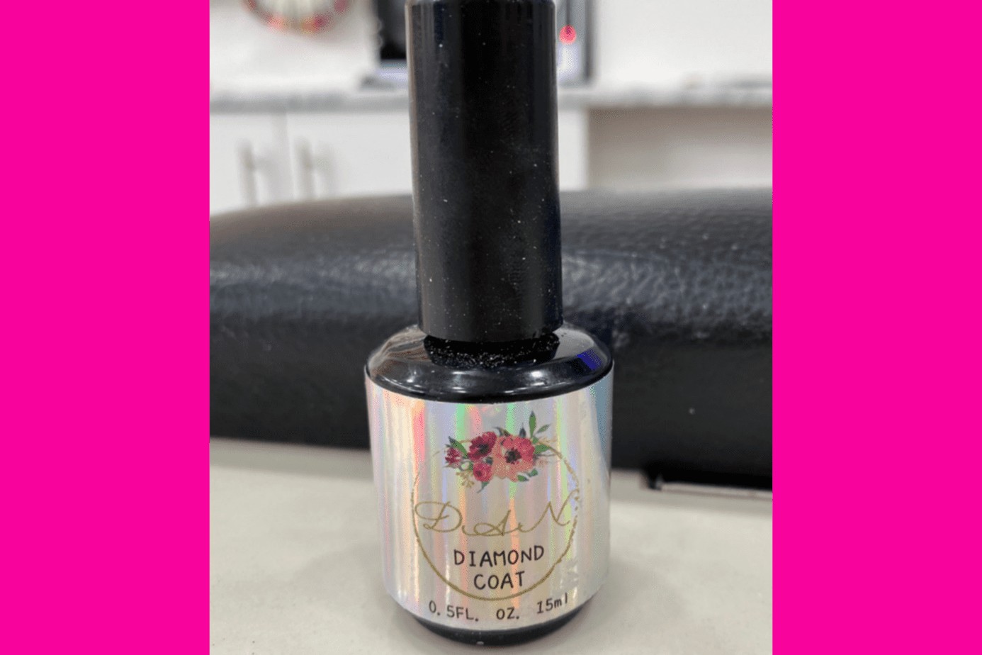 Apply the Top Coat and Dry it with the Nail Lamp
