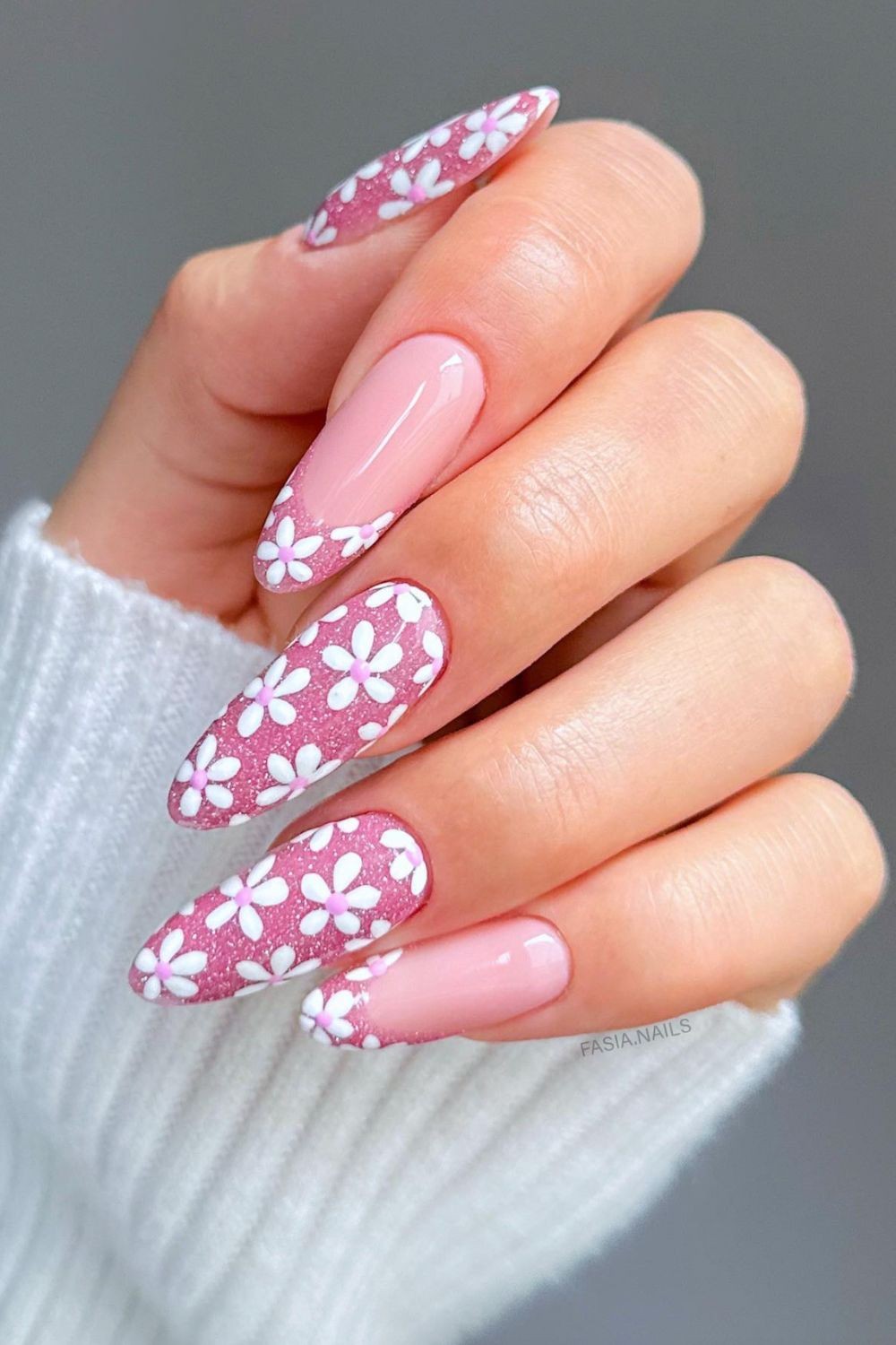 Pink and White Floral Delight