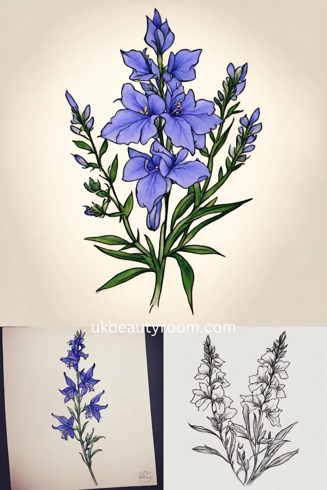 July: Larkspur