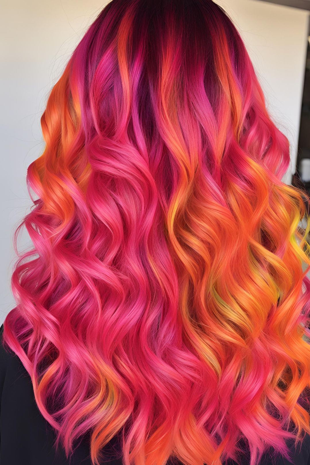 Neon Sunset Hair