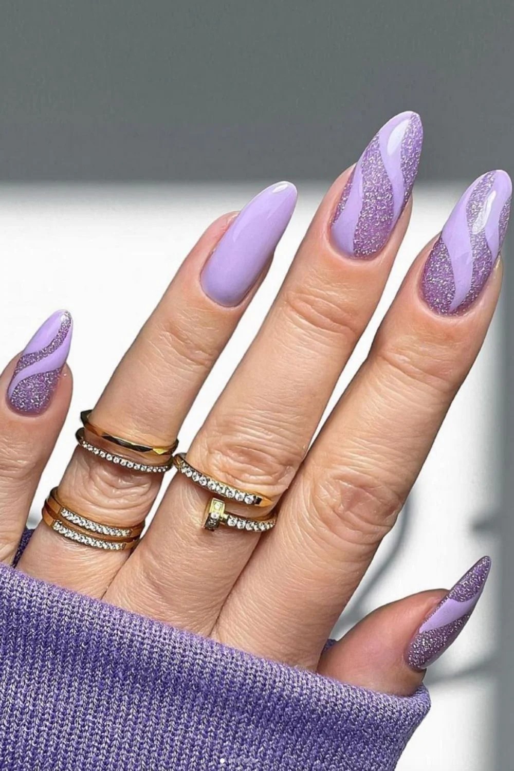 Lavender Swirl Elegance